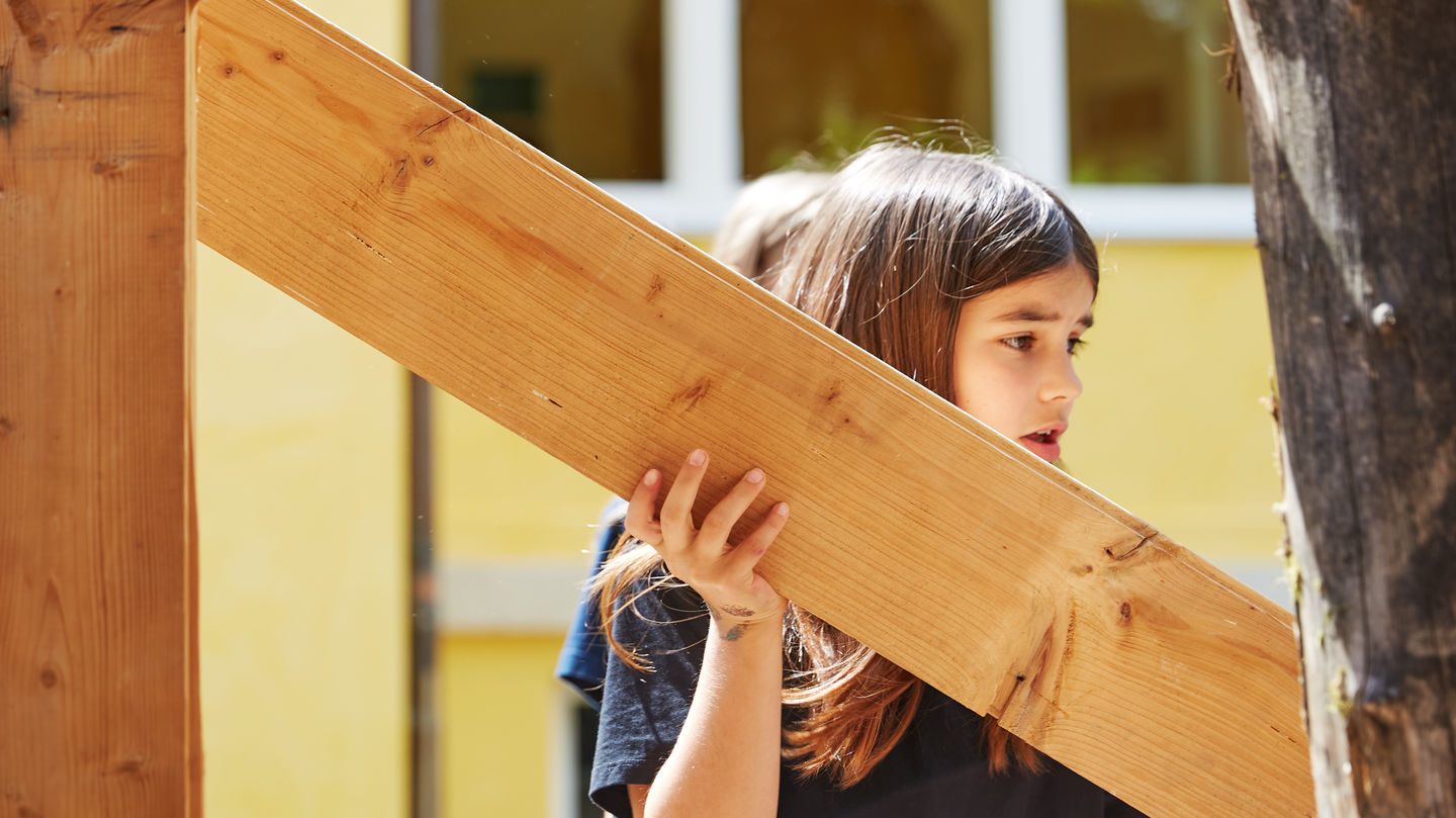 wildbachklasse holzarbeit